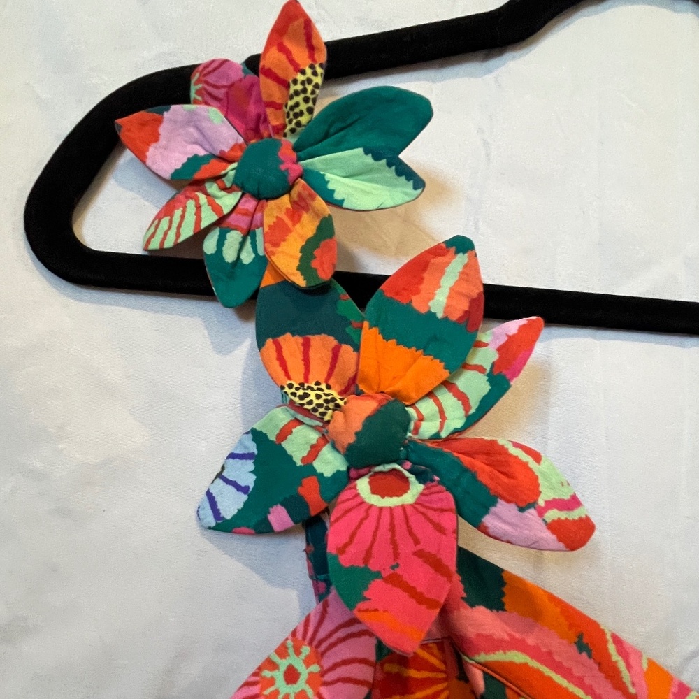 NWT | FARM Rio Pleated Palm Midi Dress | XS - Picture 6 of 13